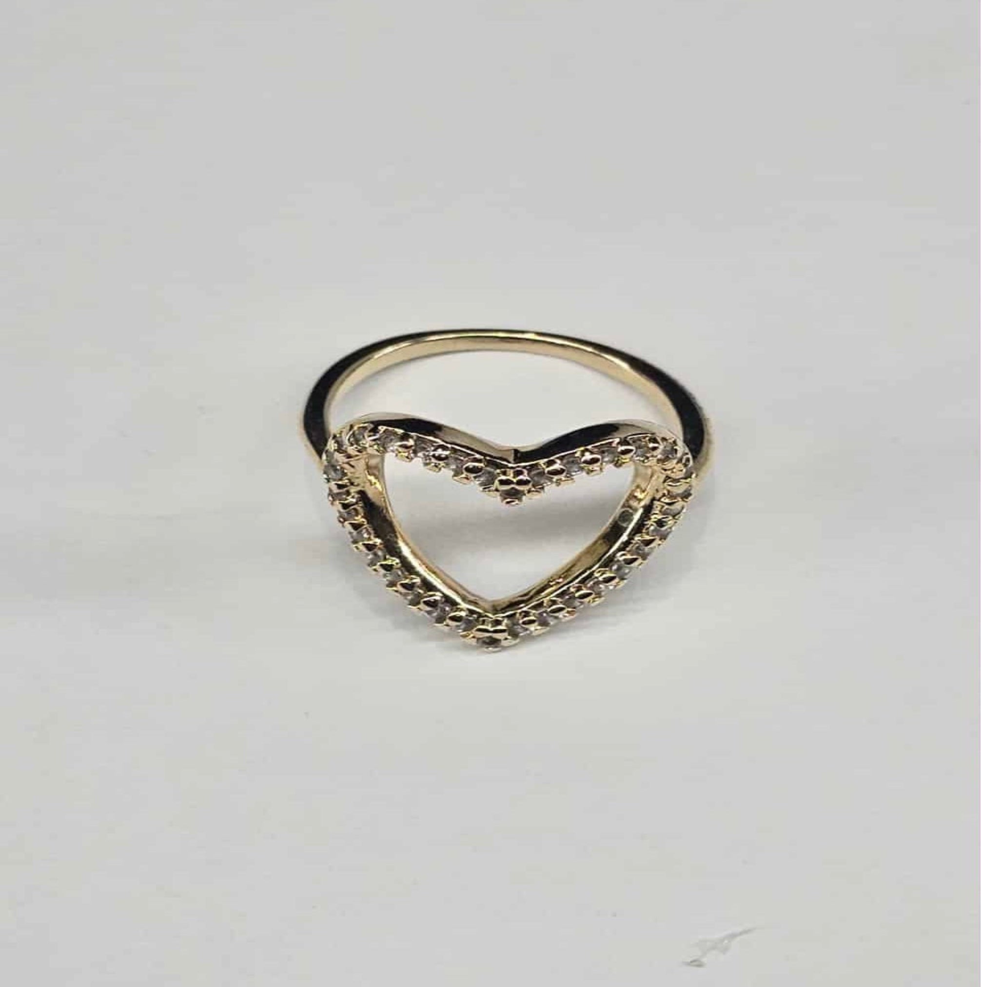 18k Filled Heart Ring #6