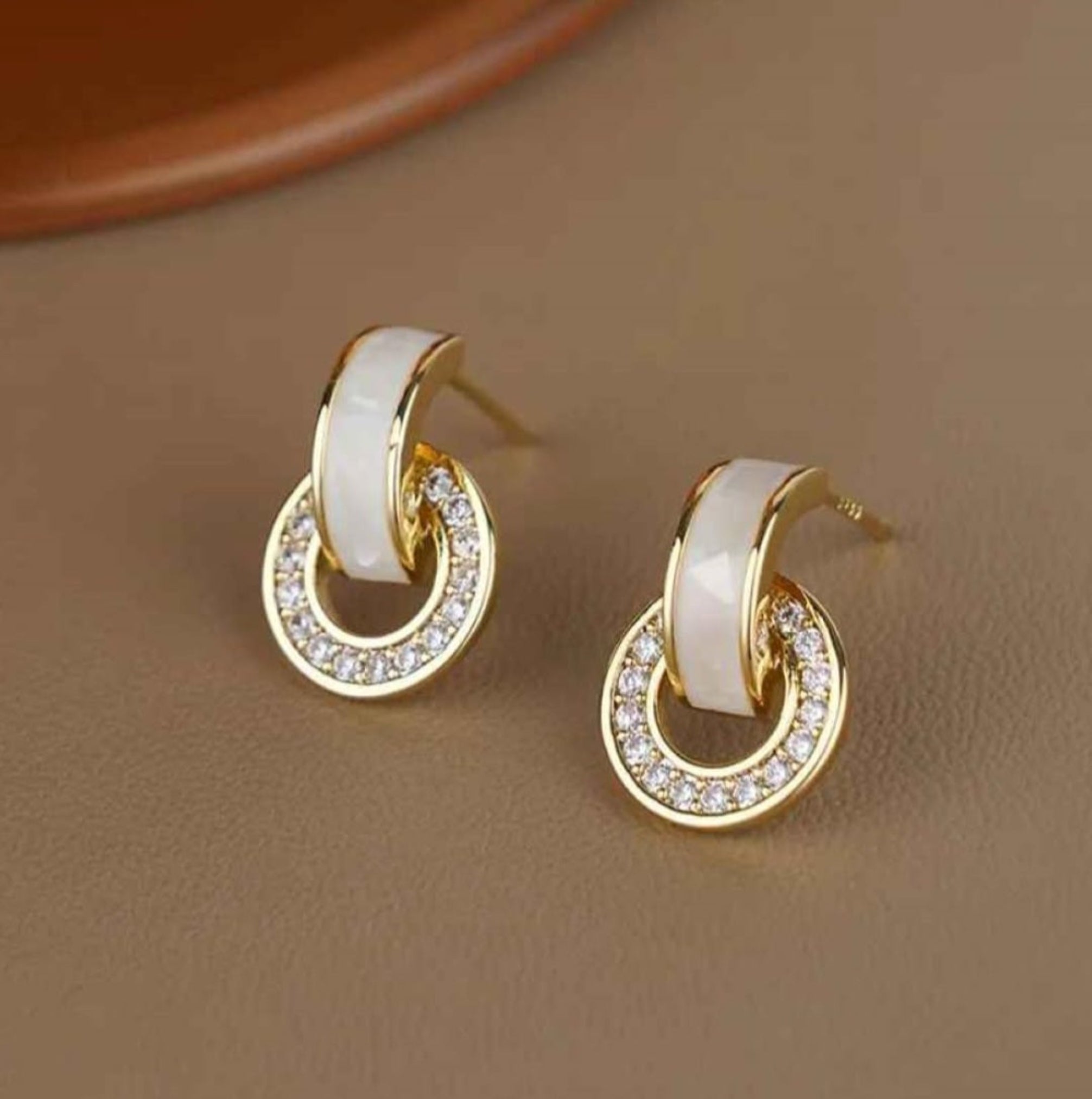 Circle Pendant Earrings