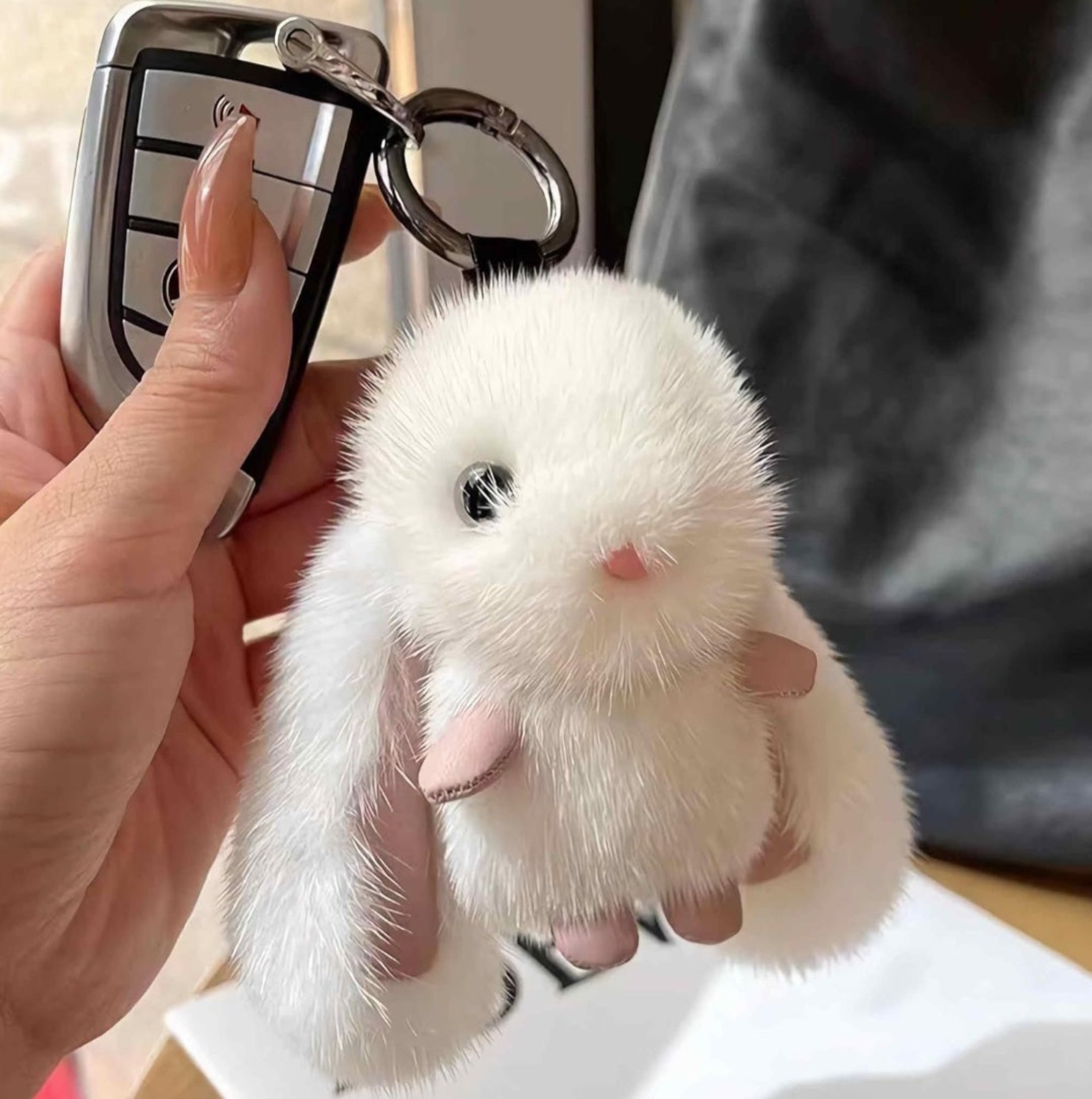 Plush Bunny Keychains