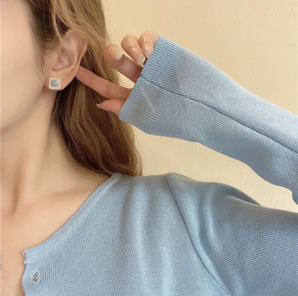 Vintage Triangle Earrings