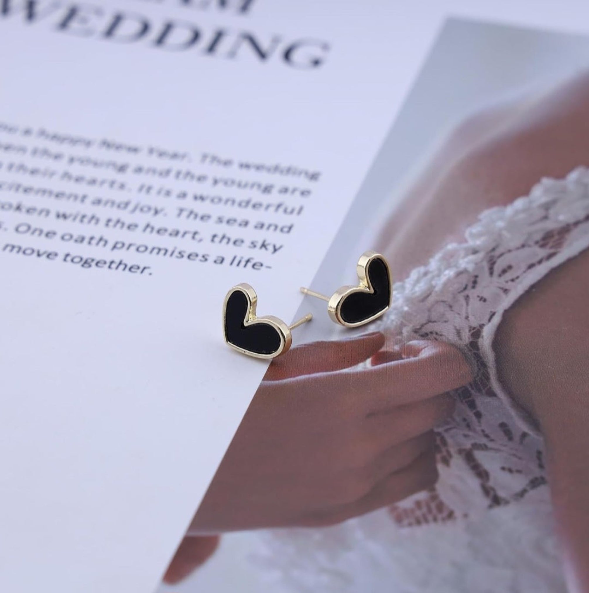 Vintage Heart Earring