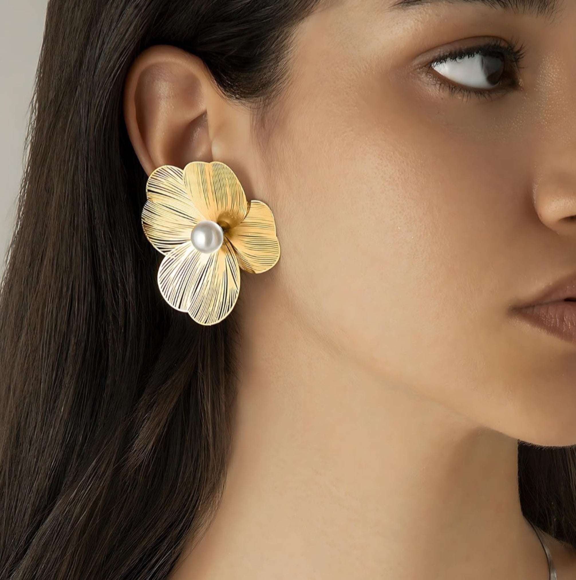 Large Flower Earrings